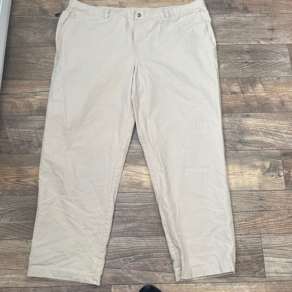 Columbia Mens Khaki Canvas Outdoor Hiking Pants‎ Tan Size 48x31 Utility Pocket